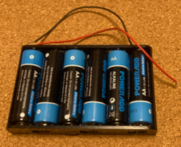 電池とケース